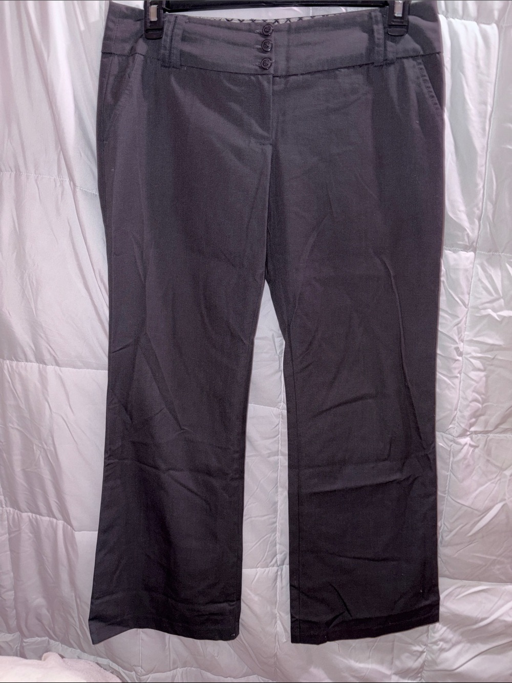 Joe Benbasset Black Wide-Leg Trousers, Size 13